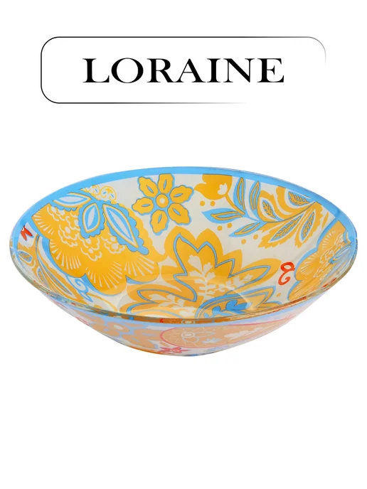 Набор тарелок на 6 персон столовый с рисунком - фото 13