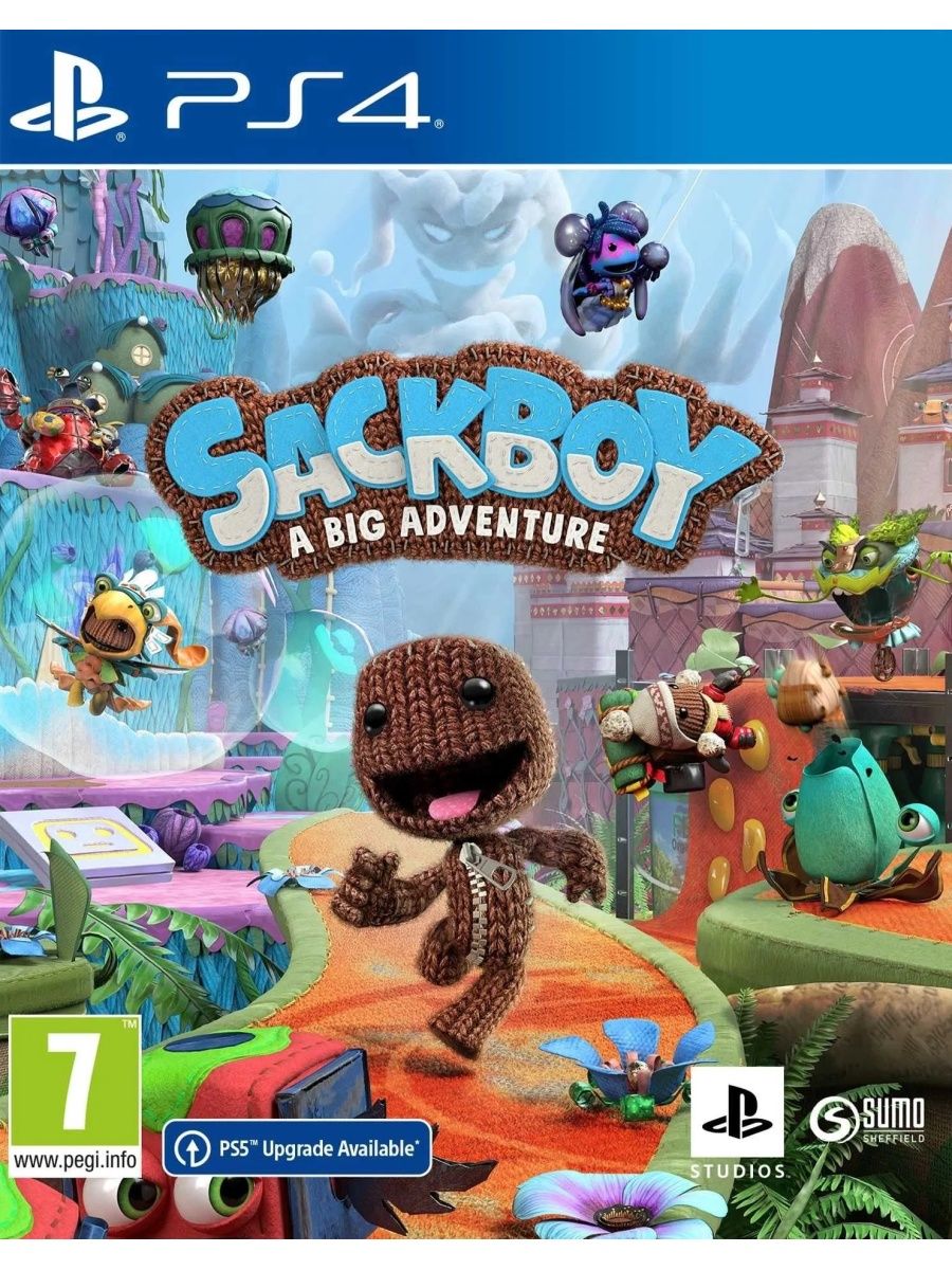 Sackboy A Big Adventure (Сэкбой) (PS4, русская версия) Sony CEE 40564931  купить в интернет-магазине Wildberries