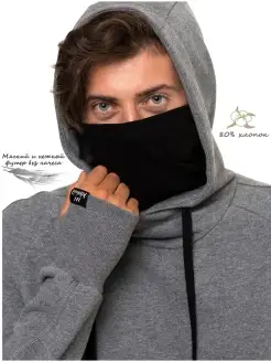Толстовка с маской "Ninja" без начеса AskWorld 40604805 купить за 3 016 ₽ в интернет-магазине Wildberries