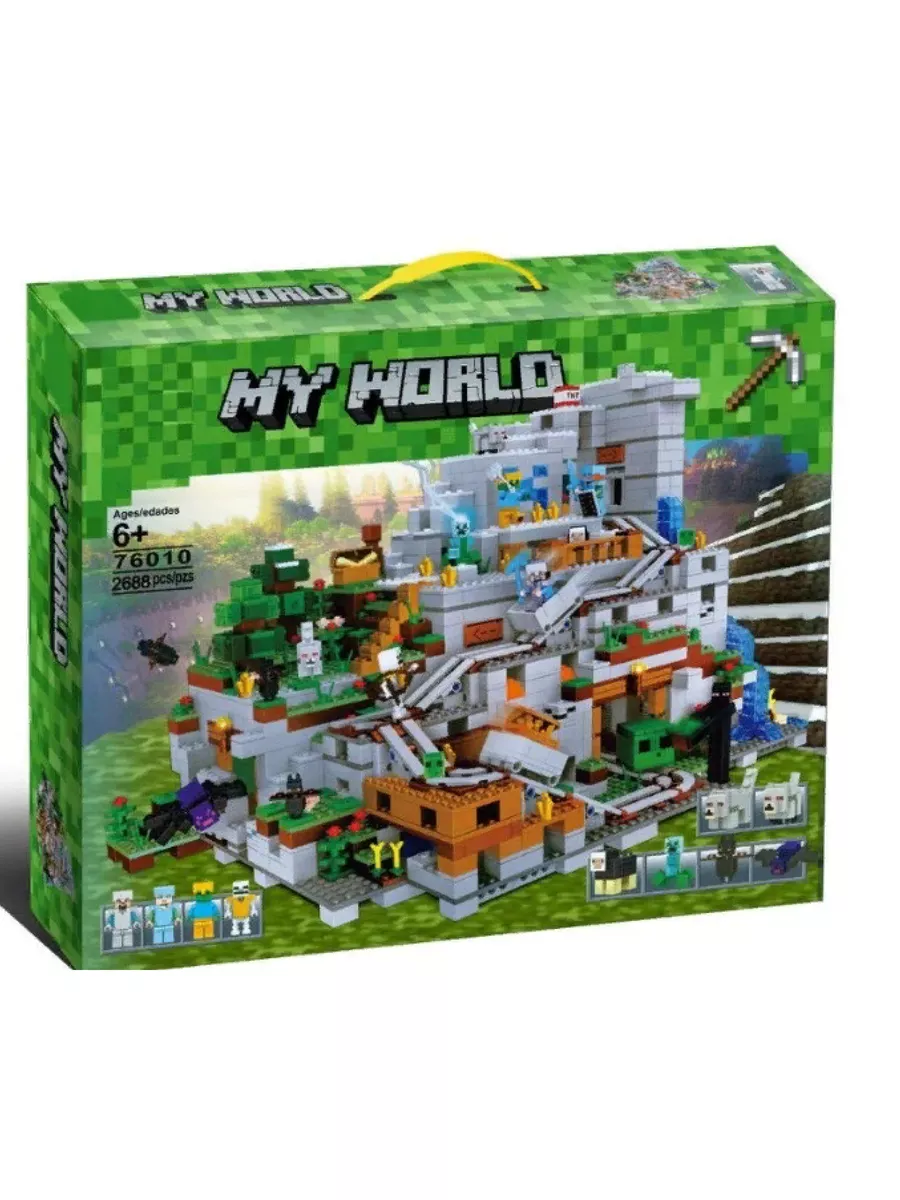 Конструктор My World Minecraft Горная пещера/ 76010 ! LEGO 40609369 купить  за 6 664 ₽ в интернет-магазине Wildberries