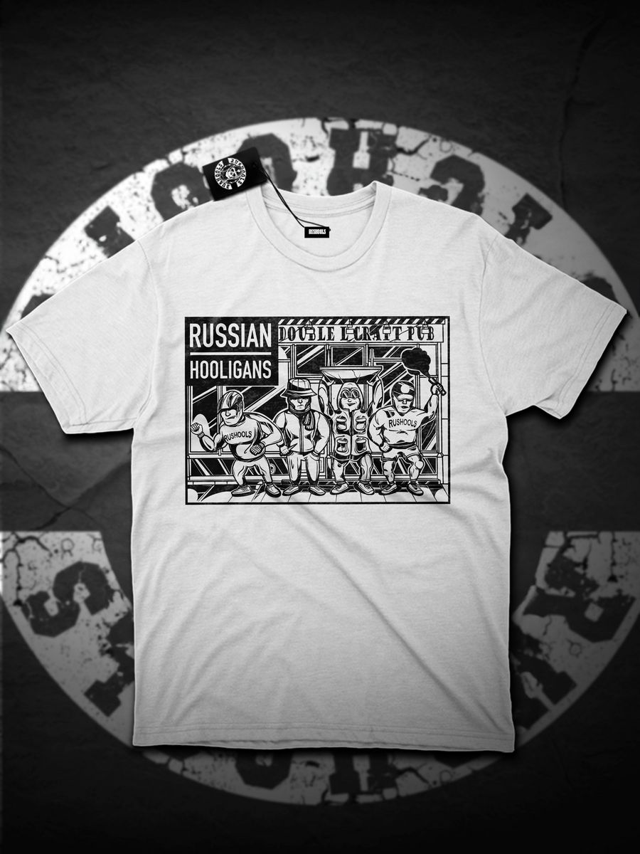 Футболка Хулиганы RUSSIAN HOOLIGANS 40624765 купить за 995 ₽ в  интернет-магазине Wildberries