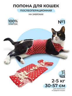 Попона послеоперационная для кошек №1 на 2-5 кг Pet-it 40635260 купить за 174 ₽ в интернет-магазине Wildberries