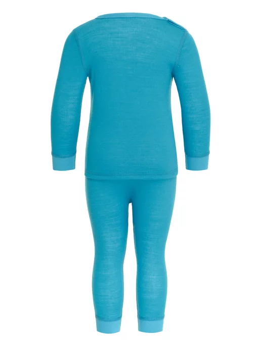 Lynxy Термобелье зимнее с шерстью комплект Woolly, голубой, фото 5