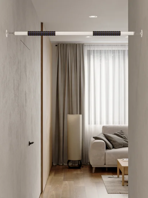 BORABO Турник распорный COMFORT в проем 140-155 см, белый, фото 8