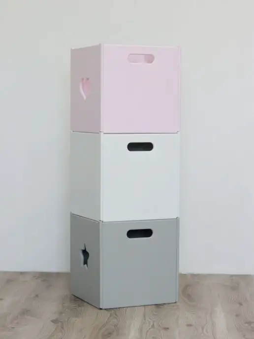 Sweet_home Ящик для хранения игрушек, серый, фото 5