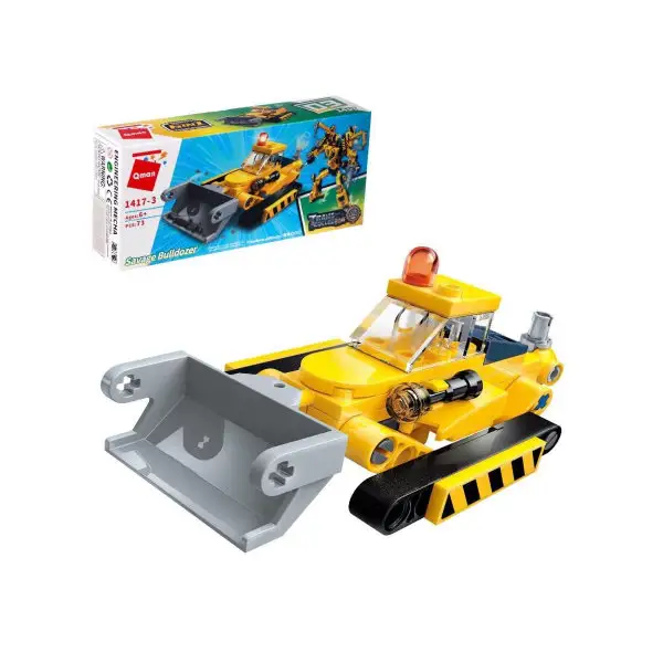 Конструктор стройтехника, Бульдозер, Развивающий игровой набор