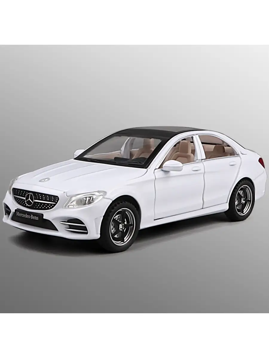 Модель автомобиля Mercedes-Benz C-Class (W205), масштаб 1:32, свет/звук JKM  40869369 купить в интернет-магазине Wildberries