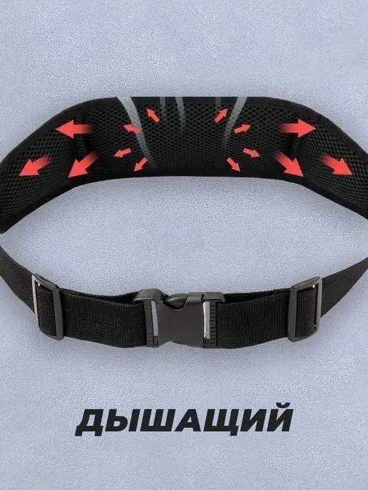 Nilachal Сумка на пояс спортивная для бега телефона маленькая, черный, фото 7