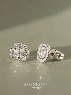 Серьги серебро 925 с камнем SamoroDki Jewelry 40885074 купить за 1 141 ₽ в интернет-магазине Wildberries