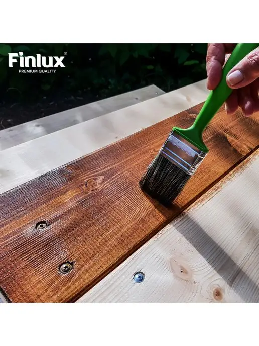 Finlux Святозар-92 акриловый лак для дерева, бесцветный 0.8кг, 0,8 кг, фото 6