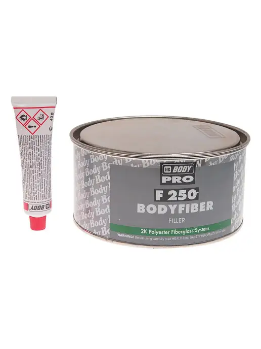 BODY Шпатлевка со стекловолокном FIBER 1.5кг, 1,5 кг