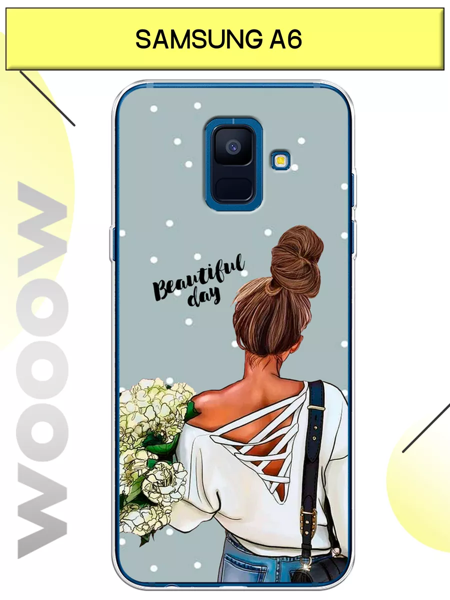 Чехол на Samsung Galaxy A6 с принтом WoooW Case 40917122 купить за 309 ₽ в  интернет-магазине Wildberries