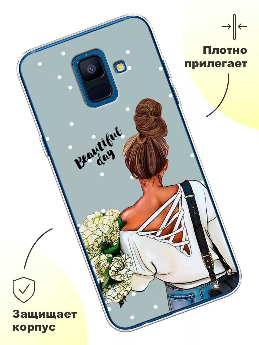 Чехол на Samsung Galaxy A6 с принтом WoooW Case 40917122 купить за 309 ? в  интернет-магазине Wildberries