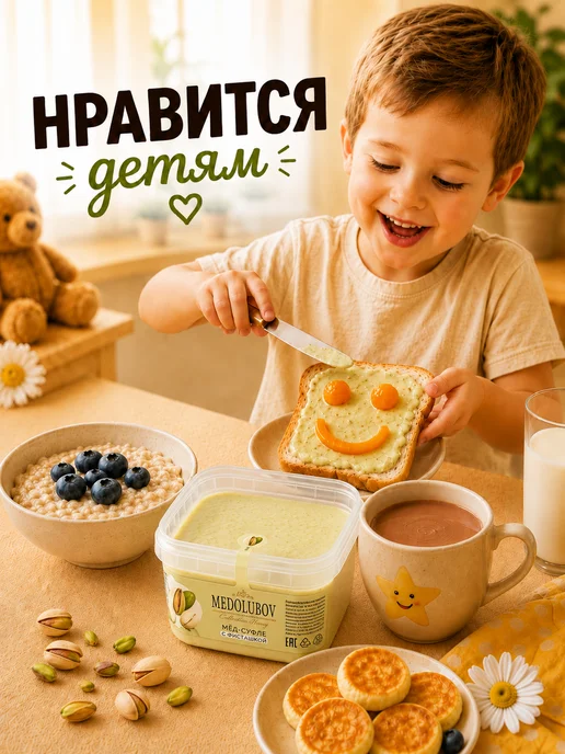 MEDOLUBOV Медовое суфле с Фисташкой Медолюбов, вариант, фото 4