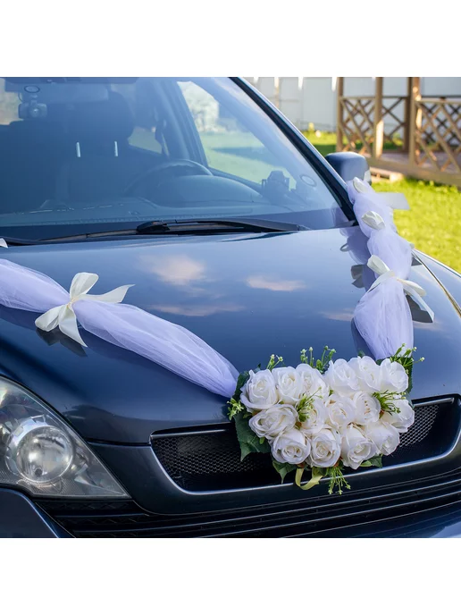 Украшение машины на свадьбу купить в Москве и области в интернет магазине 