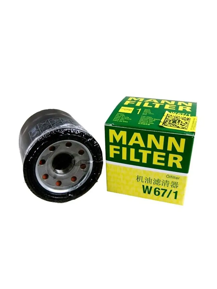 Фильтр масляный КИА, МАЗДА, ФОРД W67/1 MANN FILTER 40952503 купить за 1 355  ₽ в интернет-магазине Wildberries