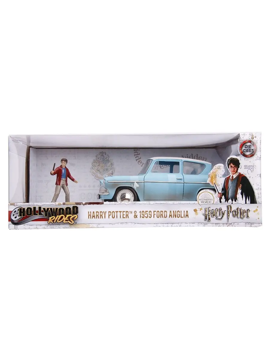 Машинка с фигуркой Гарри Поттер / Harry Potter & 1959 Ford Anglia Гарри  Поттер 40952555 купить в интернет-магазине Wildberries