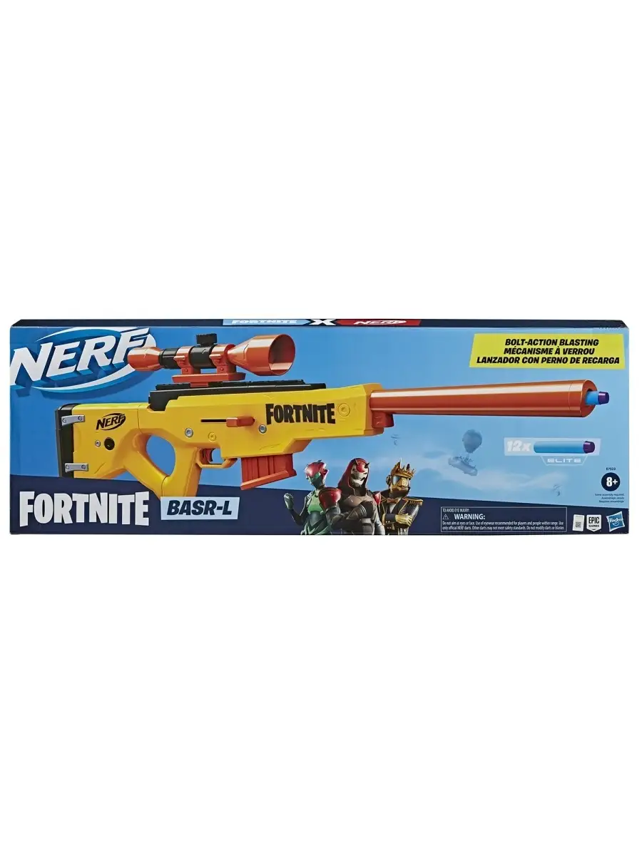 Игрушка оружие Nerf Fortnite Фортнайт BASR-L E7522 NERF 41011411 купить в  интернет-магазине Wildberries