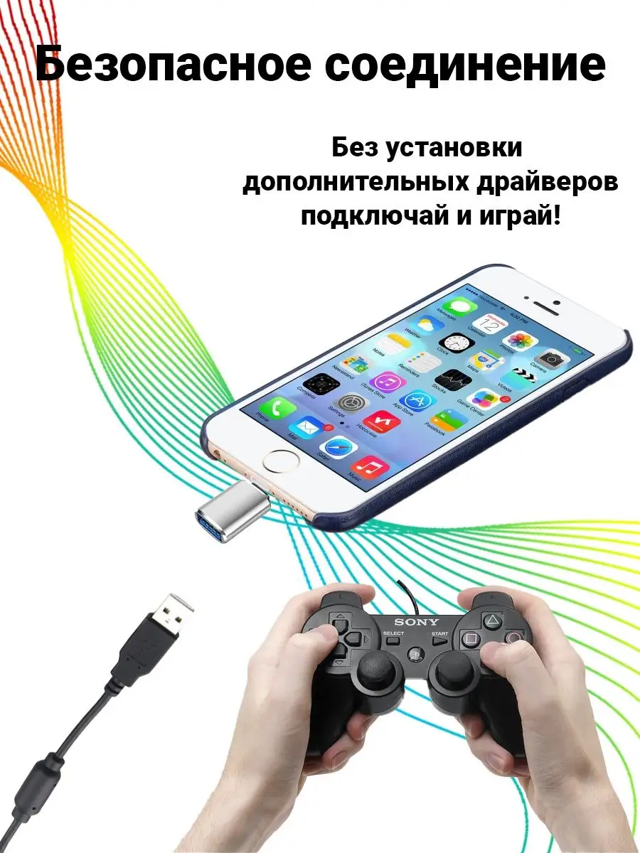 Адаптер переходник lightning USB I-Revive 41021805 купить за 206 ₽ в  интернет-магазине Wildberries