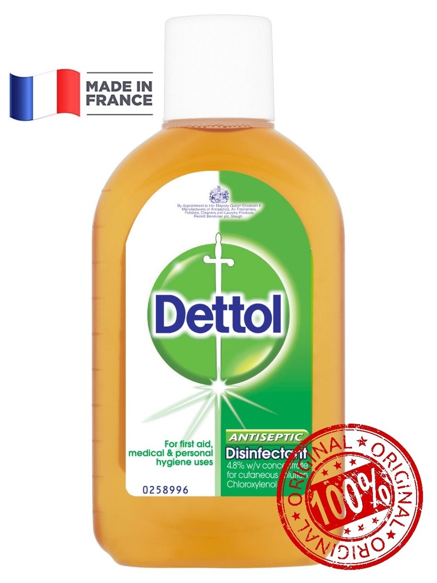 Dettol Универсальный антисептик для рук, для уборки, санитайзер, Франция,  500 ml DETTOL 41104836 купить в интернет-магазине Wildberries