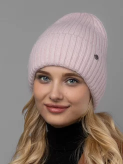 Шапка зимняя из ангоры на флисе бини Dika Knit 41201463 купить за 619 ₽ в интернет-магазине Wildberries