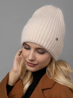 Шапка зимняя из ангоры на флисе бини Dika Knit 41202135 купить за 619 ₽ в интернет-магазине Wildberries