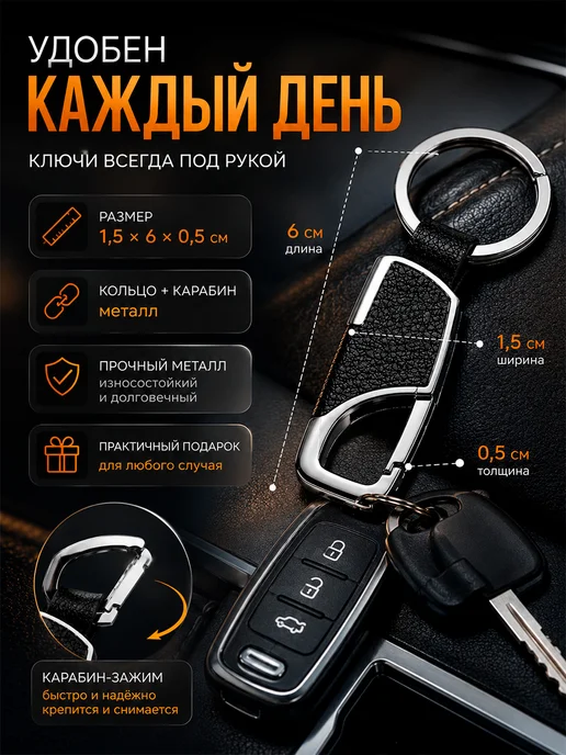 Cartage Брелок для ключей автомобиля и дома, вариант, фото 2