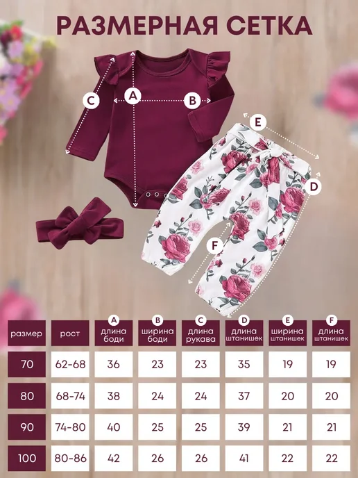 Micromoda kids luxury Костюм для девочки нарядный с повязкой на голову, красный, фото 4