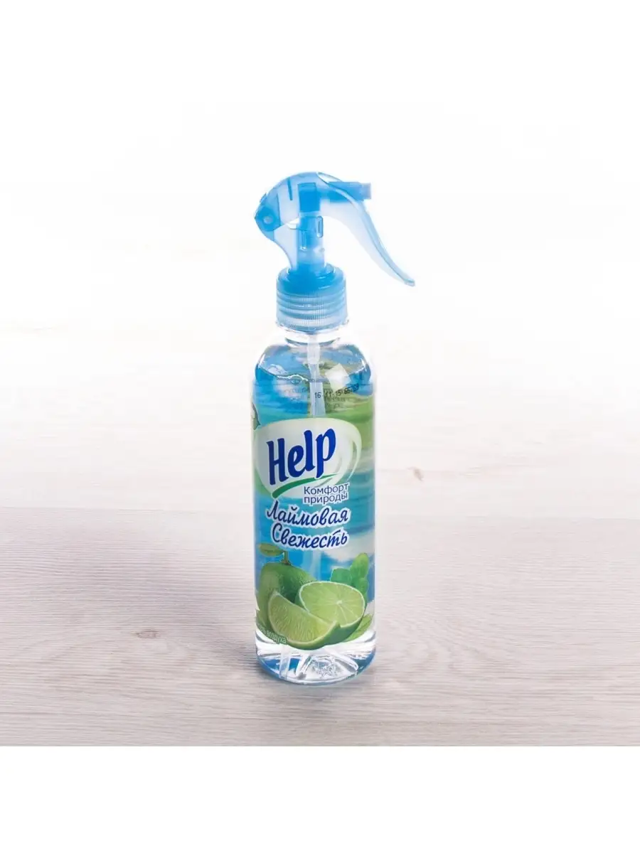 Освежитель воздуха ВОДНЫЙ "Help" (345 мл) Лайм (10 ящ)