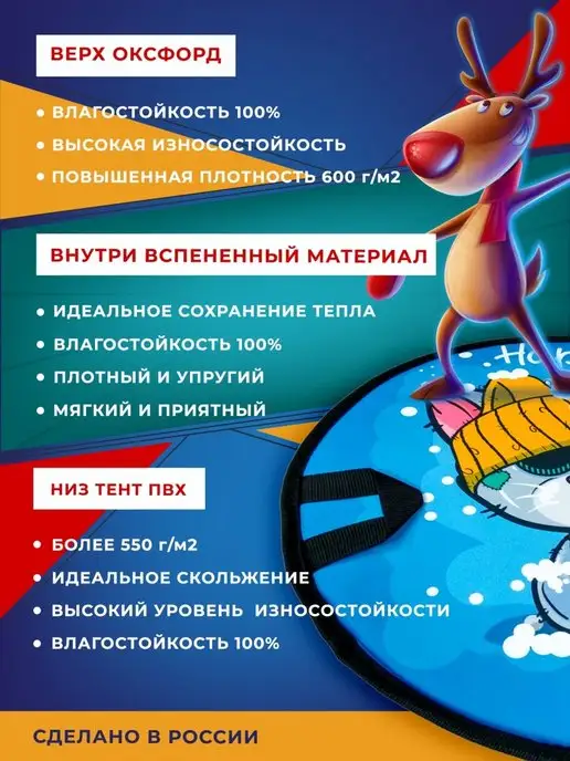 Fani&Sani Ледянка мягкая для катания, голубой, фото 4