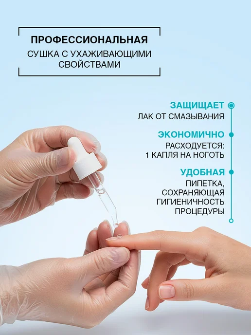 DOMIX GREEN PROFESSIONAL Быстрая капля сушка лака для ногтей без лампы 75 мл, 75 мл, фото 2