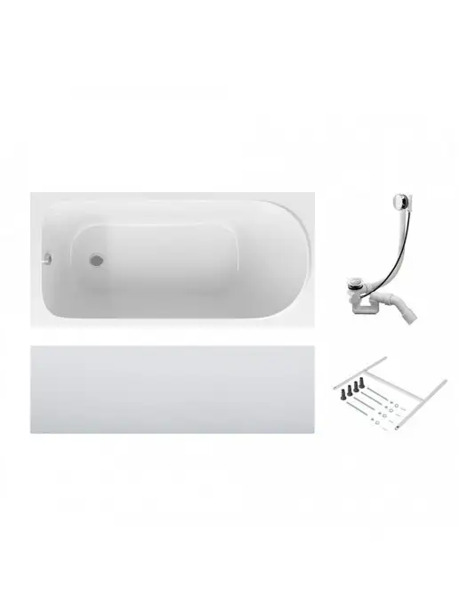 AM.PM Ванна акриловая 3в1 Sense 170x70 W75A-170-070W-KL, 170x70, фото 6