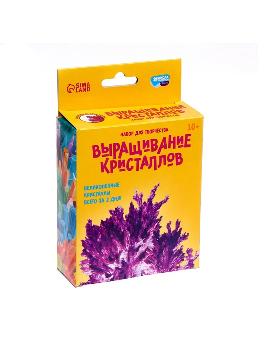 Школа талантов Набор для творчества опыты Лучистые кристаллы, белый, фото 4