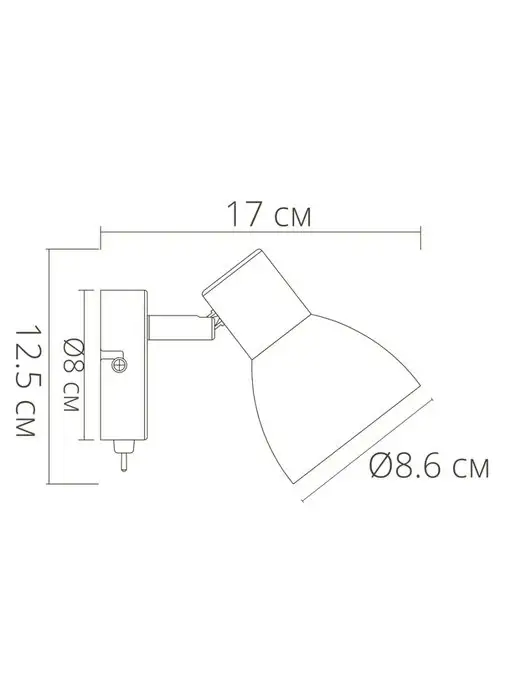 Arte Lamp Спот FALENA A3117AP-1BK, черный, фото 6