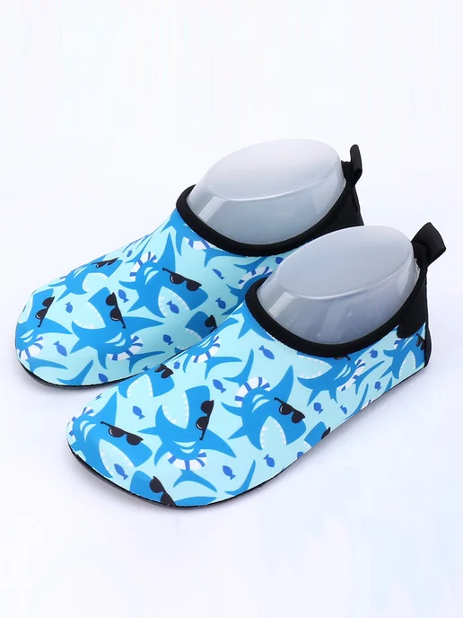 BearWear Аквасоки детские Коралловые тапочки Коралки для моря Аквашуз, голубой, фото 5