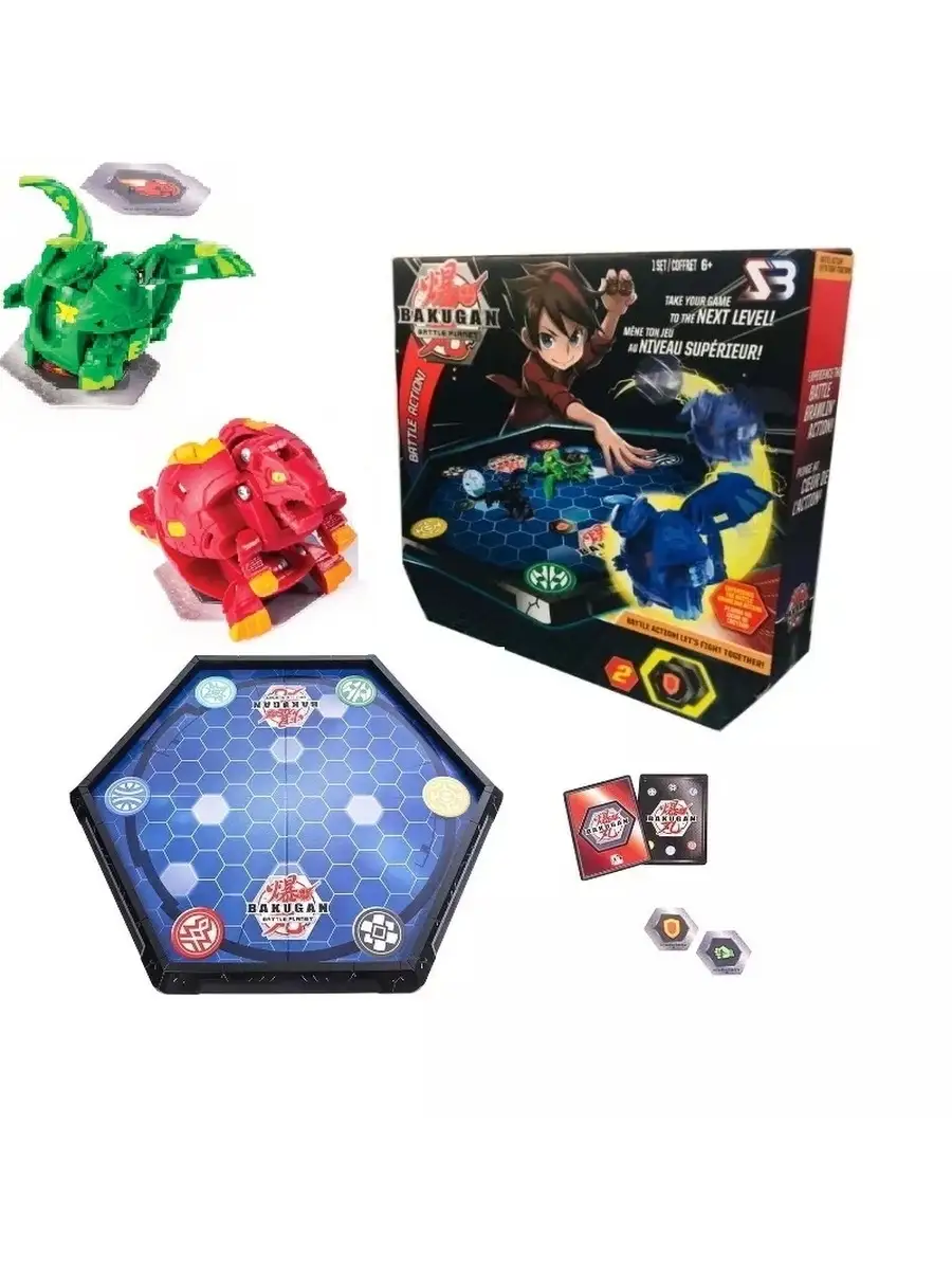 Набор игровой Bakugan Бакуган Арена с одной фигуркой BAKUGAN 41518751  купить в интернет-магазине Wildberries