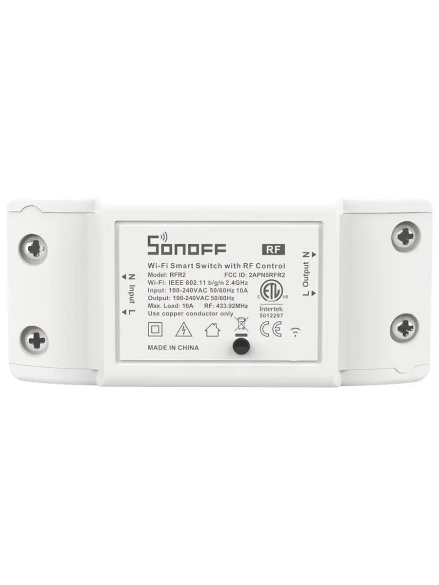 WiFi реле RFR2 Sonoff 41540900 купить за 856 ₽ в интернет-магазине  Wildberries