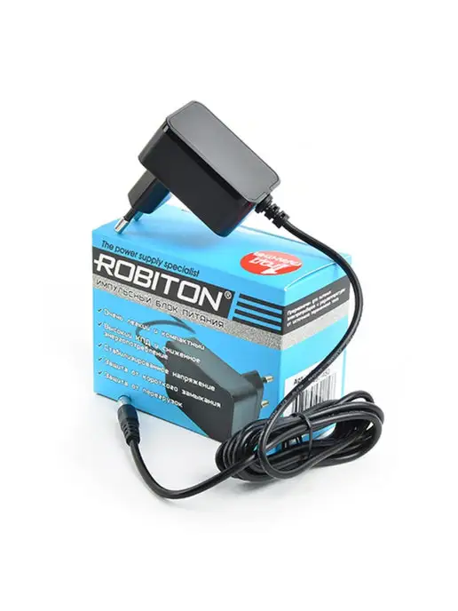 Robiton Блок питания IR12-500S(+) 5,5х2,1 12(+), 5.5x2.1, в упаковке 150 г