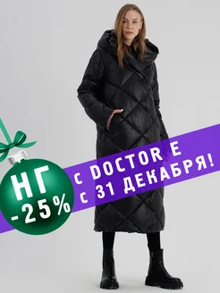 Пуховик зимний длинный стеганный с капюшоном DOCTOR E 41634516 купить за 10 779 ₽ в интернет-магазине Wildberries