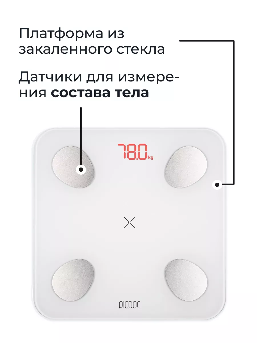 Умные диагностические весы Mini Lite PICOOC 41662283 купить за 2 533 ₽ в  интернет-магазине Wildberries