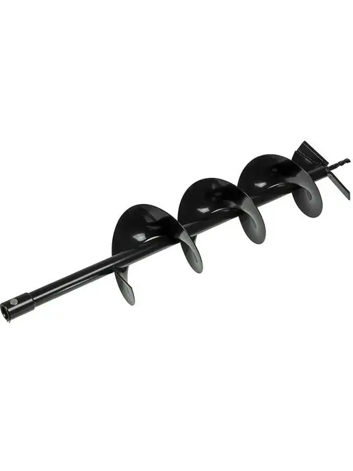 Шнек для мотобура 150 мм, длина 800 мм, для бурения грунта HUTER AG-150, шплинт в комплекте, Бур длина 80 см, фото 5