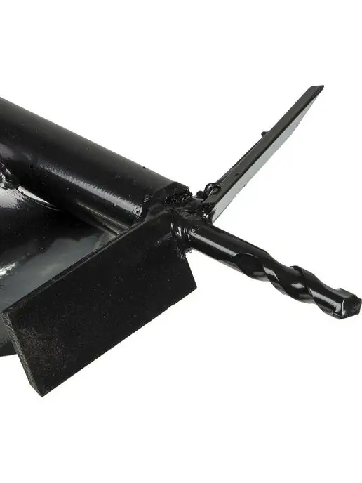 Шнек для мотобура 150 мм, длина 800 мм, для бурения грунта HUTER AG-150, шплинт в комплекте, Бур длина 80 см, фото 6