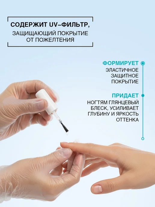 DOMIX GREEN PROFESSIONAL Топ финишное покрытие для лака без лампы 75 мл, 75 мл, фото 2