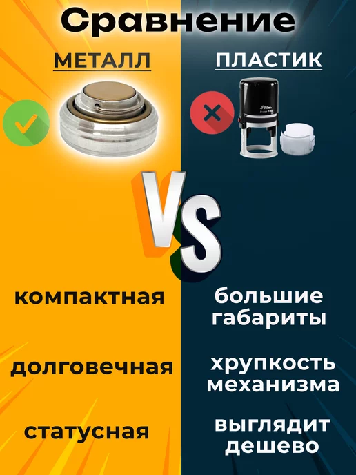 Компания МАРТ Оснастка для печатей "Леон-кнопка" диаметром 42мм, серый, фото 5