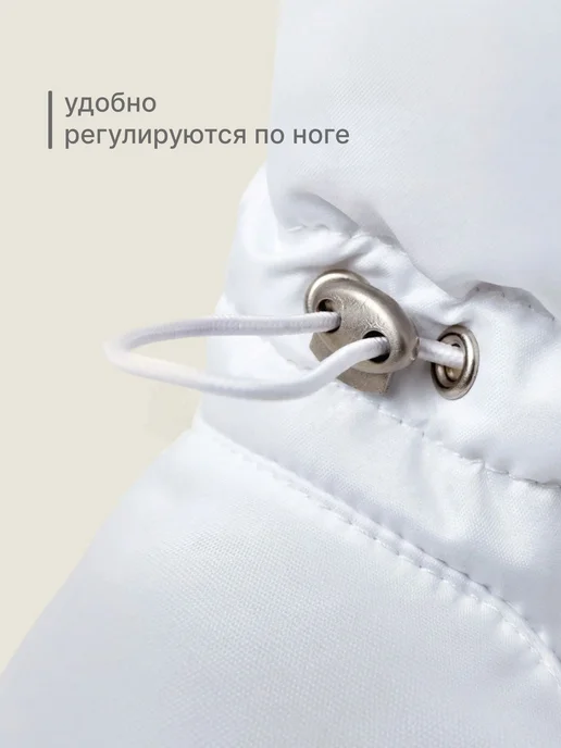 LEO Пинетки зимние меховые утепленные, белый, фото 4
