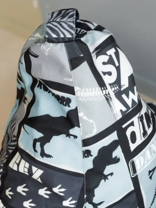 Bean-Bag Кресло мешок велюр 3XL для детей, коричневый, фото 8