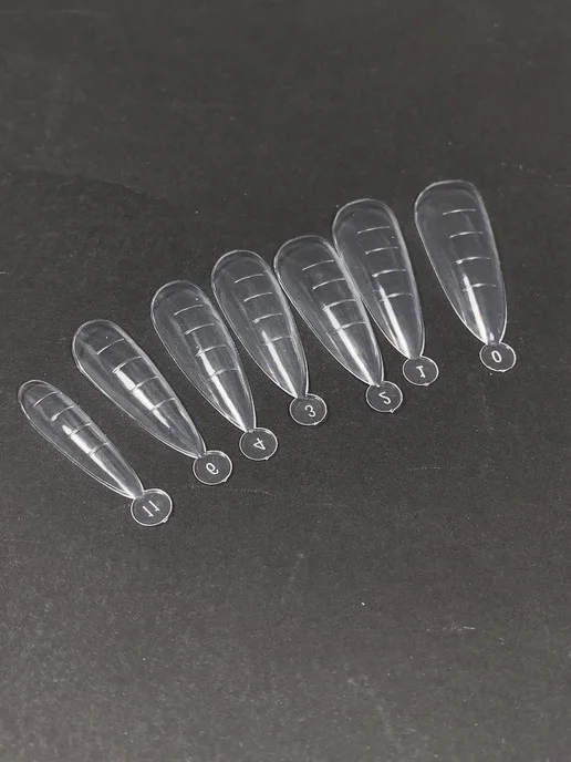 Nail Best Верхние формы для наращивания "Миндаль", 120 шт, 120 шт, фото 5