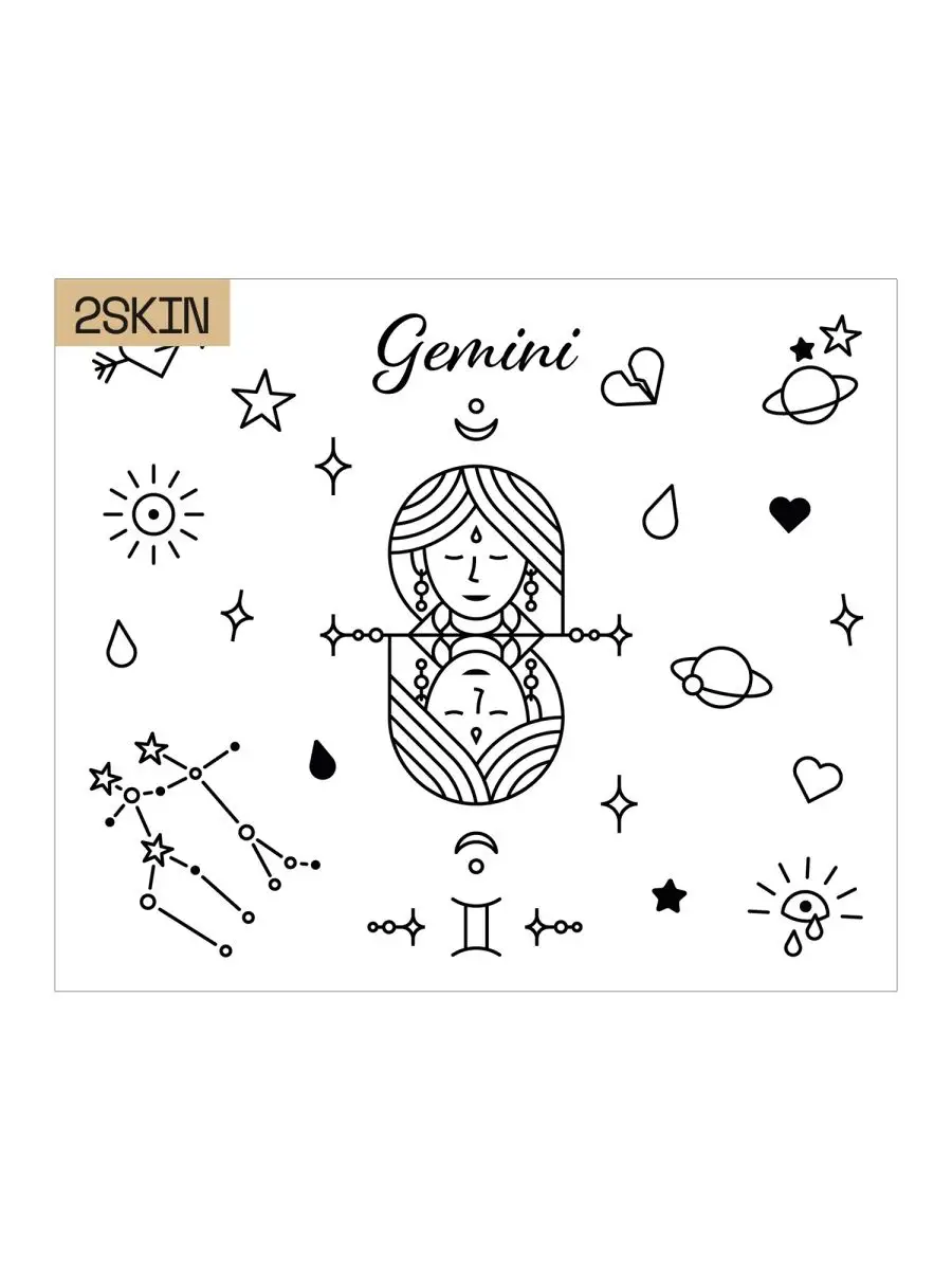 Стоковые фотографии по запросу Gemini tattoo