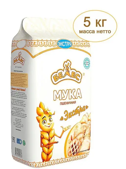 Белес Мука сорта "Экстра" 5 кг, 5 кг, фото 3