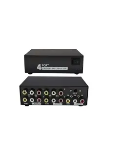 Разветвитель, делитель, Splitter 3 RCA 1*4, 1 на 4 mrm-power 41991427 купить за 1 377 ₽ в интернет-магазине Wildberries